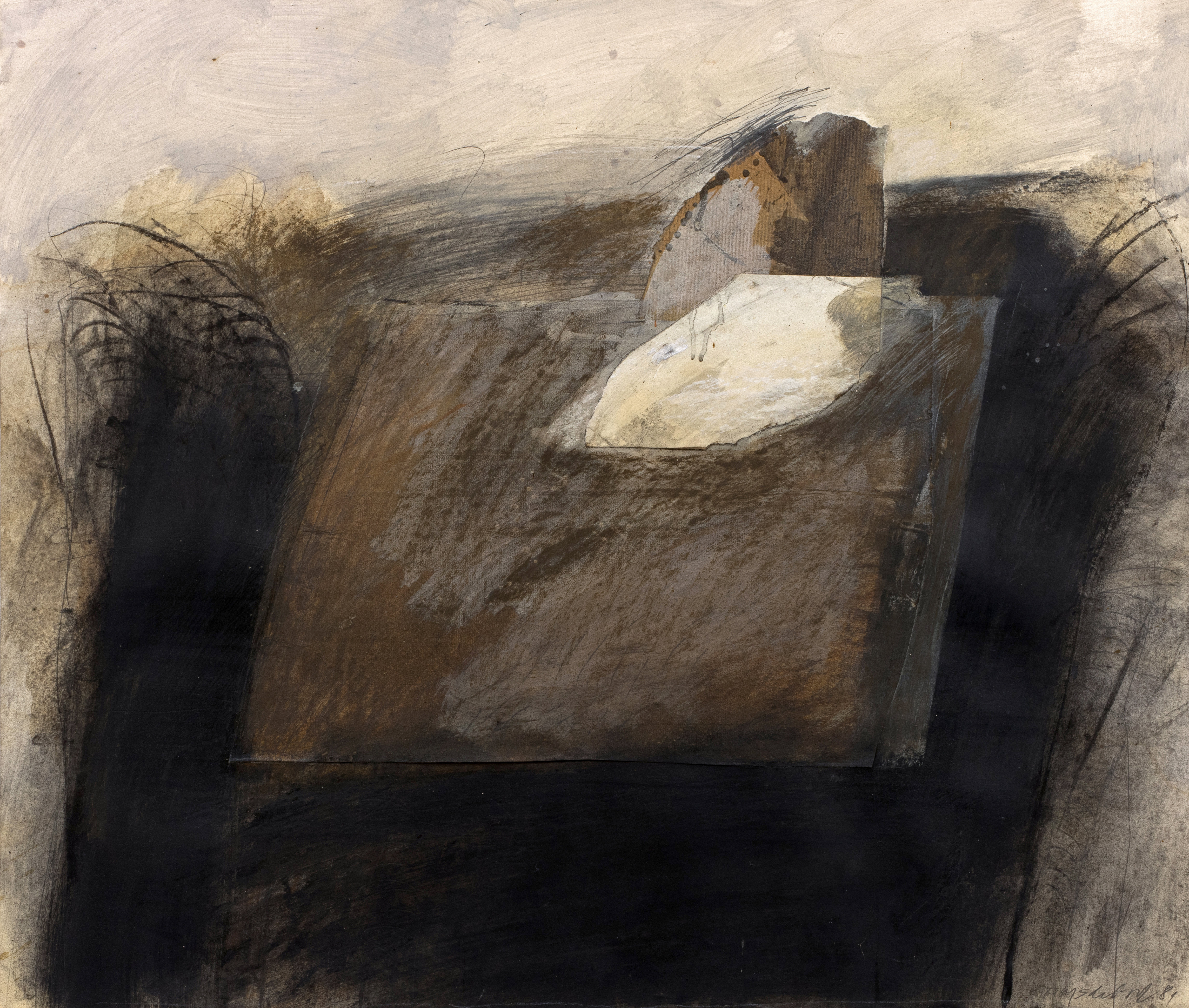 Tisch mit weißer Form ⋅ 1981 Image